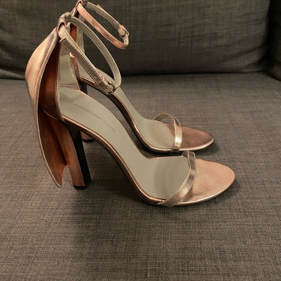 Authentic Alexander Wang Fabiana Strappy Sandal Heels Size 37 - Picture 2 of 11